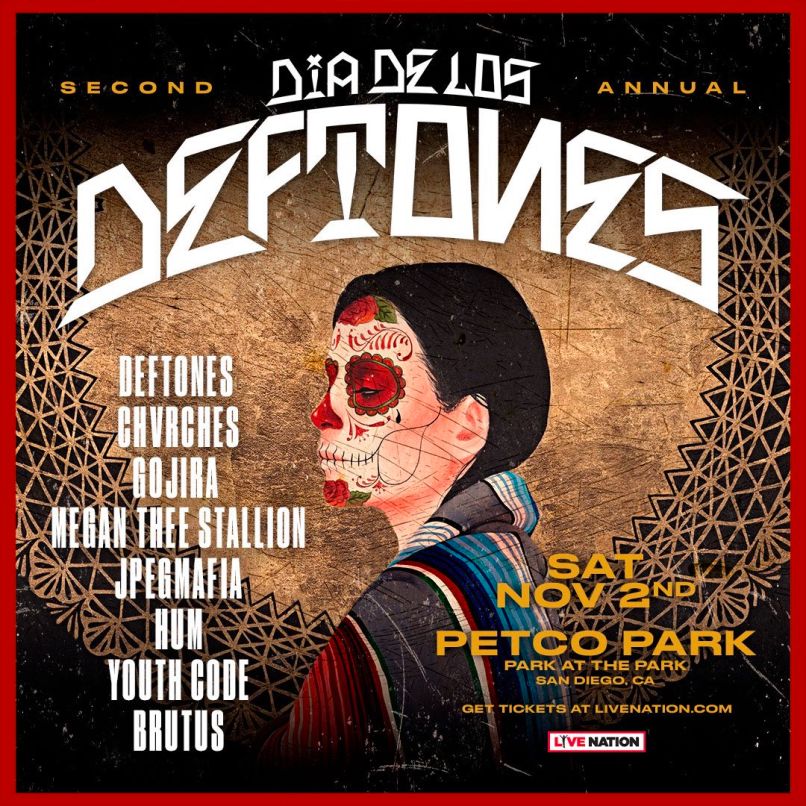 2019 Dia De Los Deftones Festival Poster