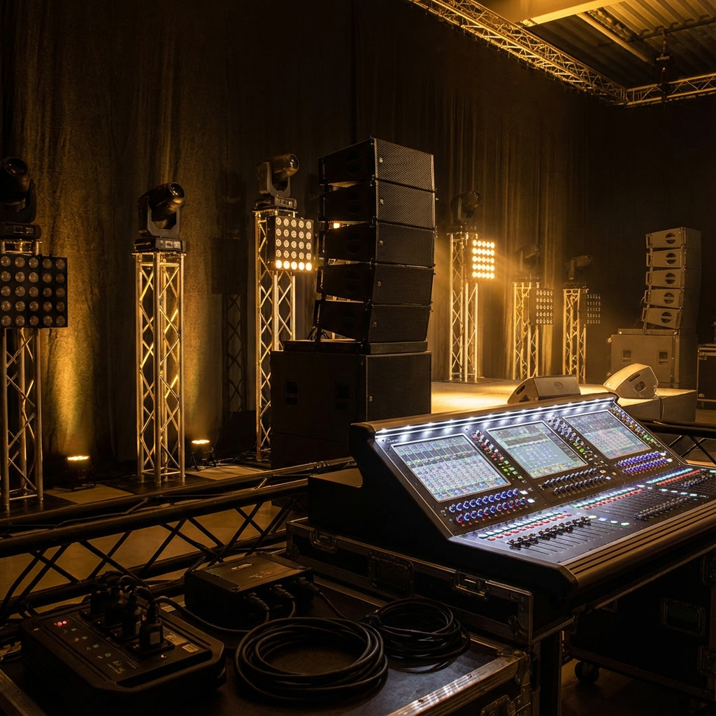 Estrutura de som e luz